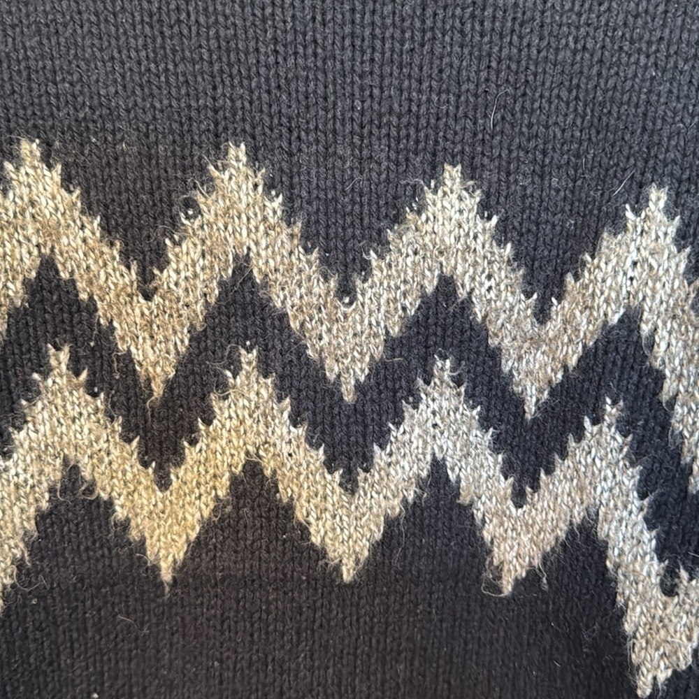 Anthropologie Koto Urban Outfitters Aztec Sweater Medium Tribal Gray Womens Men - Picture 3 of 10